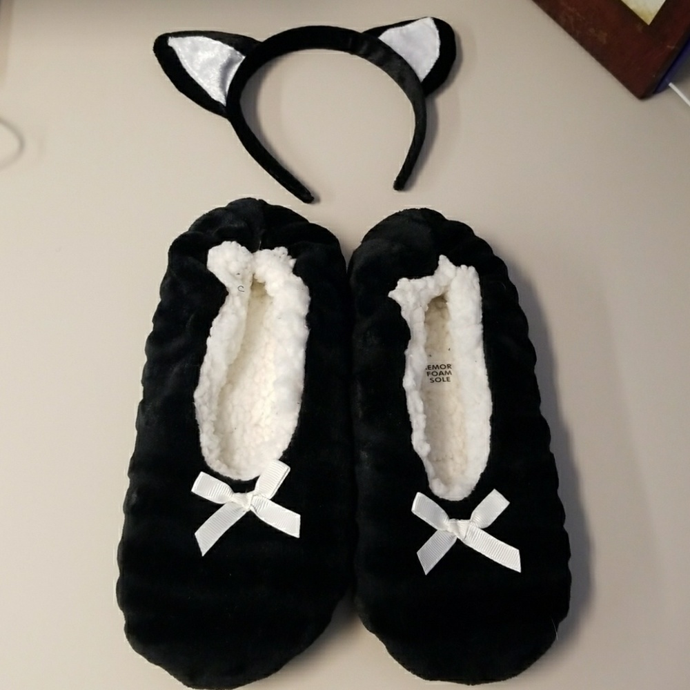 Warm Ballet Slippers & Cat Ears:-)