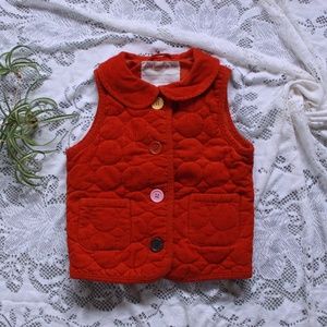 Girls Gymboree Corduroy Vest Size Small (5-6)