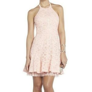 BCBG MAXAZRIA "Basanti" dress in light shell