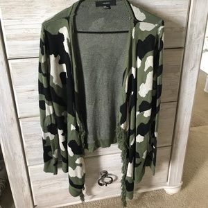 Camo cardigan