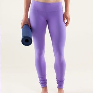 Lululemon Wunder Under Pant Leggings Reversible