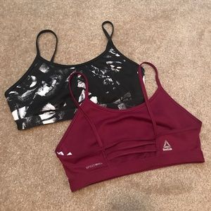 2 Reebok Strappy Sports Bras