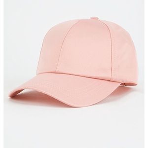 Light pink velvet hat