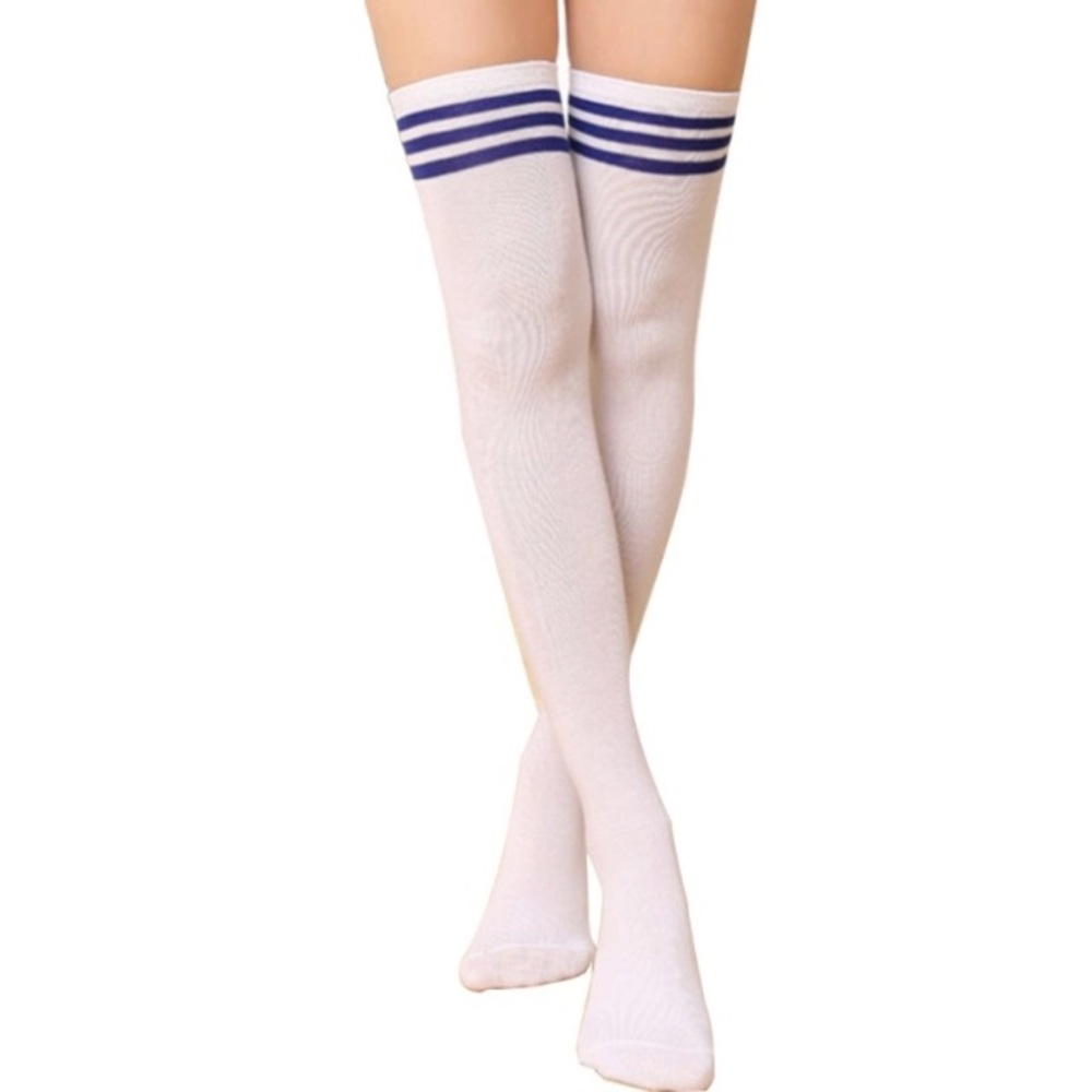 Jessieandsky Sexy stripes over the knee socks