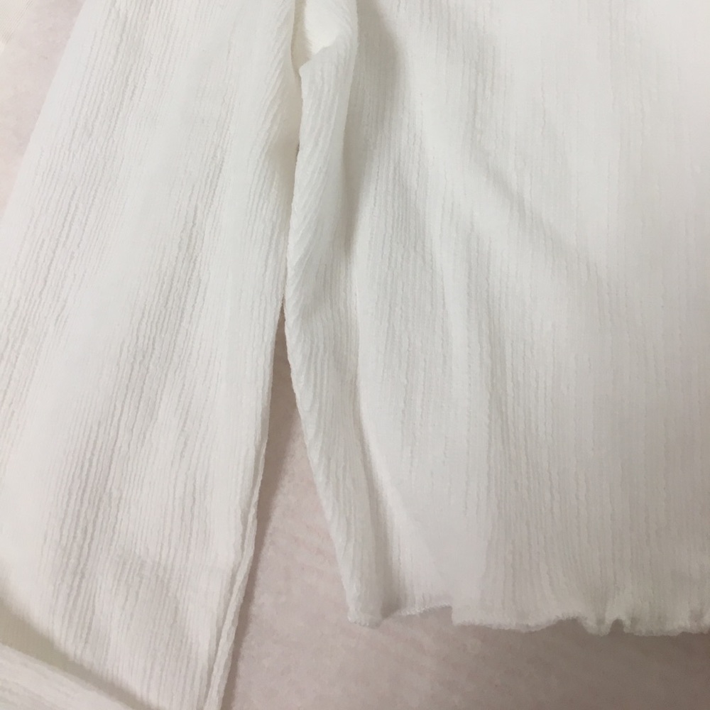 'Skyler' Strapless White Top - Picture 5 of 8