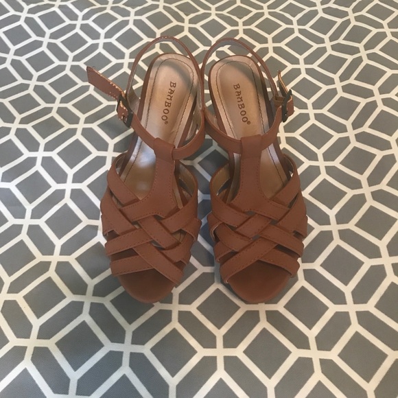 Bamboo wedge heels - Picture 2 of 3