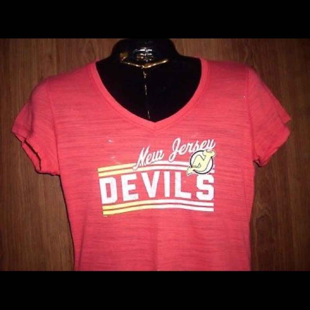 NHL, NJ DEVILS, Short Sleeve Shirt, Sz M, NWT