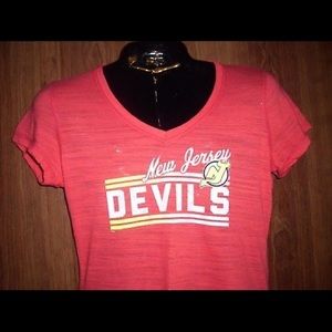 NHL, NJ DEVILS, Short Sleeve Shirt, Sz M, NWT