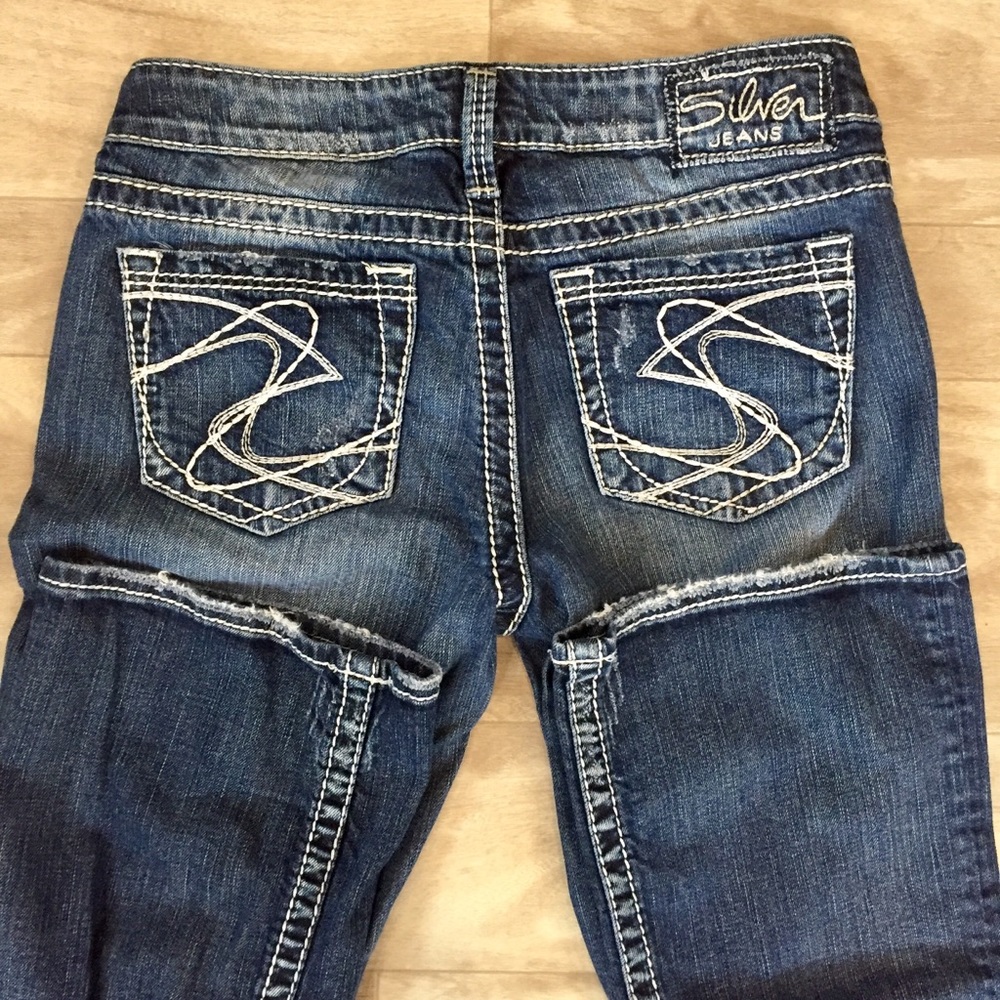 Silver jeans