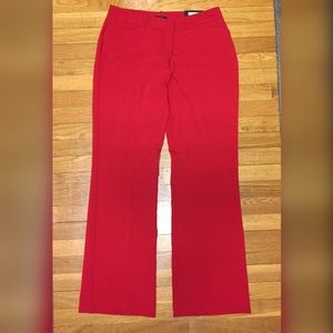 Red dress pants