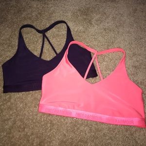 2 Under Armour Strappy Sports bras