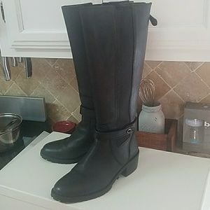 Authentic Coach Black leather riding boots