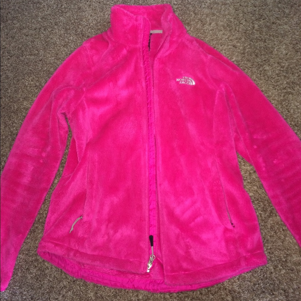 Pink north face jacket
