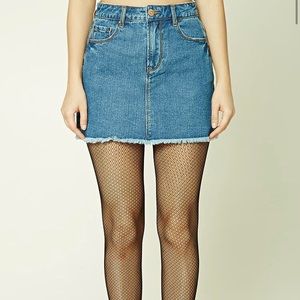 *SOLD* NWT Distressed Denim Skirt