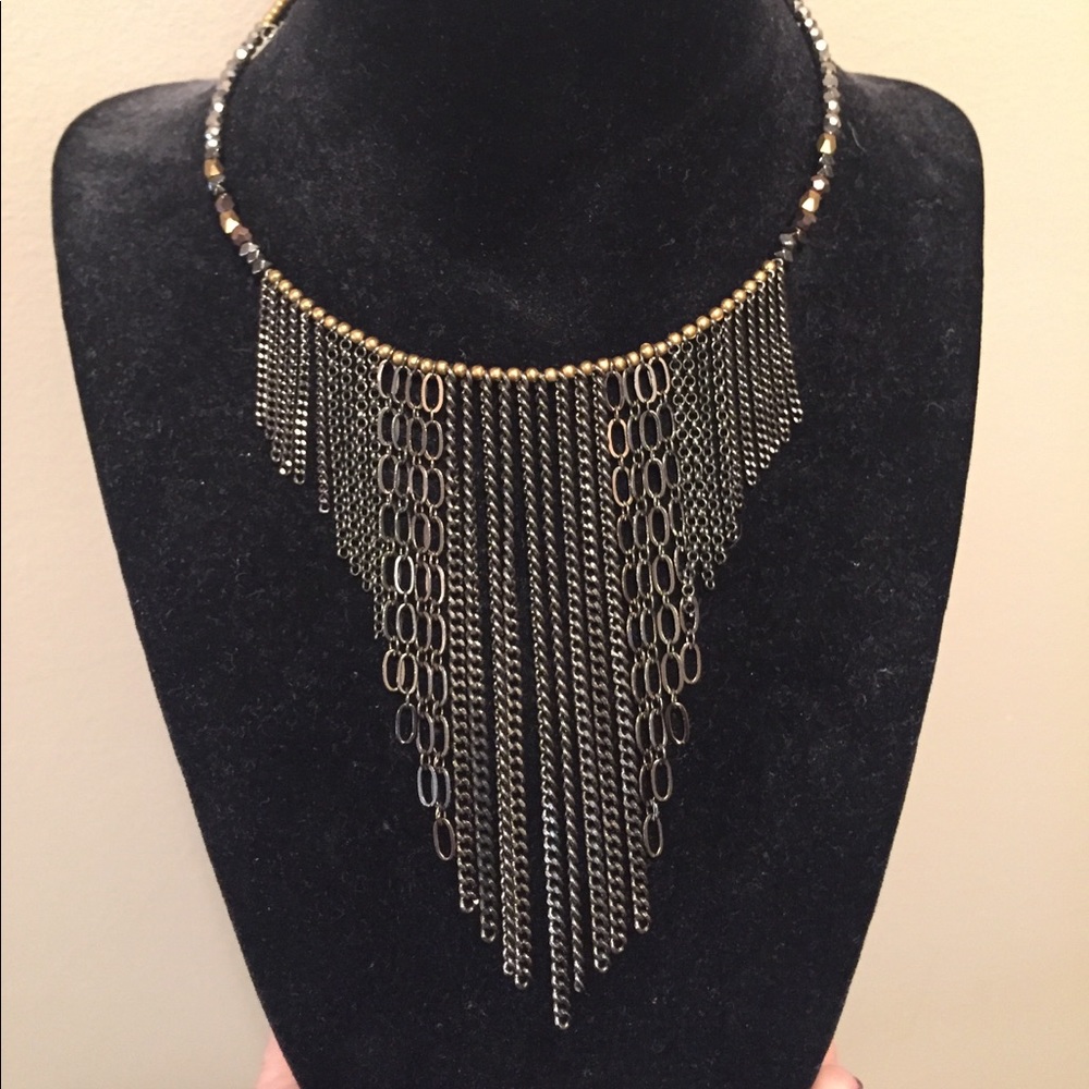 Beaded Fringe necklace
