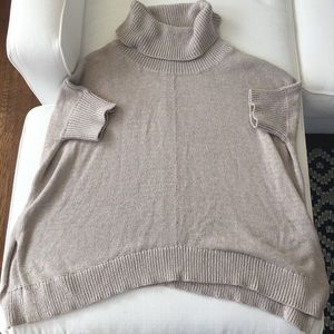 Old Navy loose short sleeved cowl necked sweater