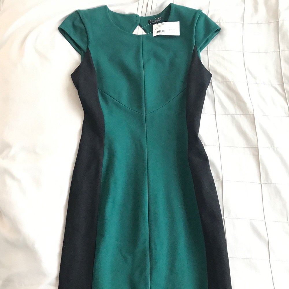 Intermix dress - Black and green