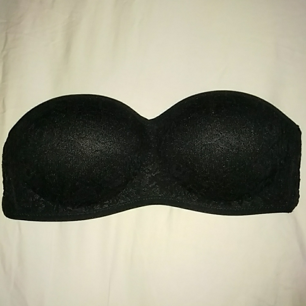 Victoria secret pink lightly padded lace bandeau