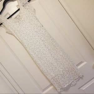 Italian made White lace dress.