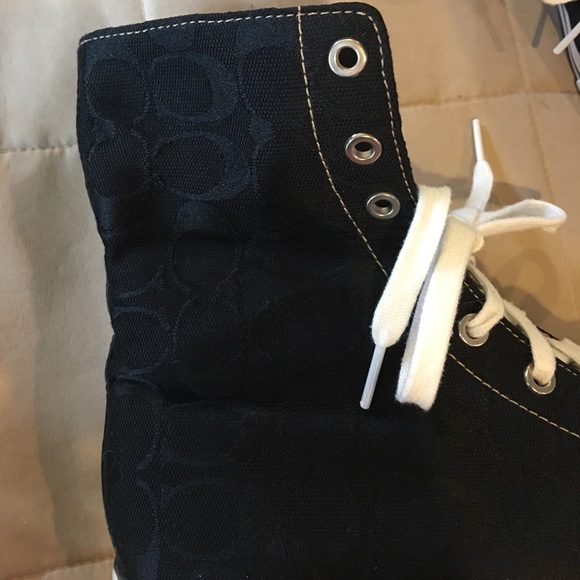 Coach leopard high top sneakers - Picture 4 of 5