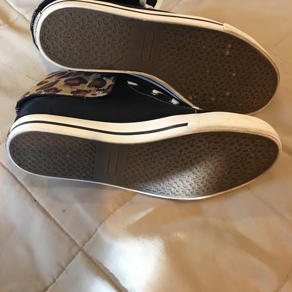 Coach leopard high top sneakers - Picture 5 of 5