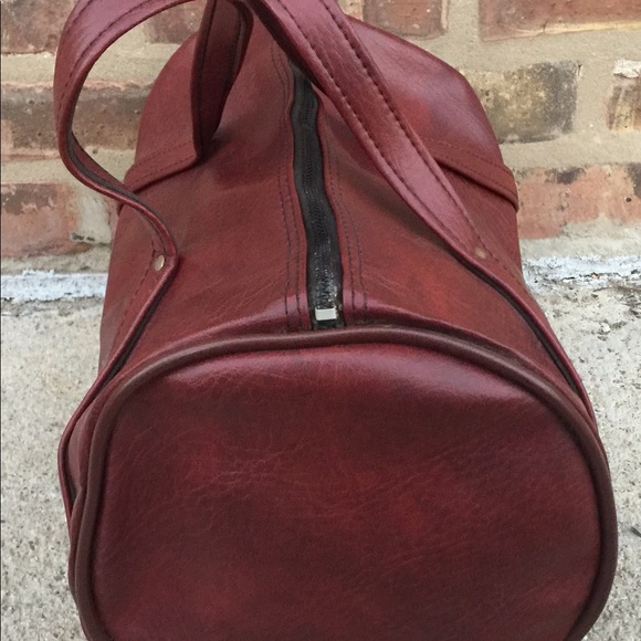 Red leather bag - Picture 4 of 4