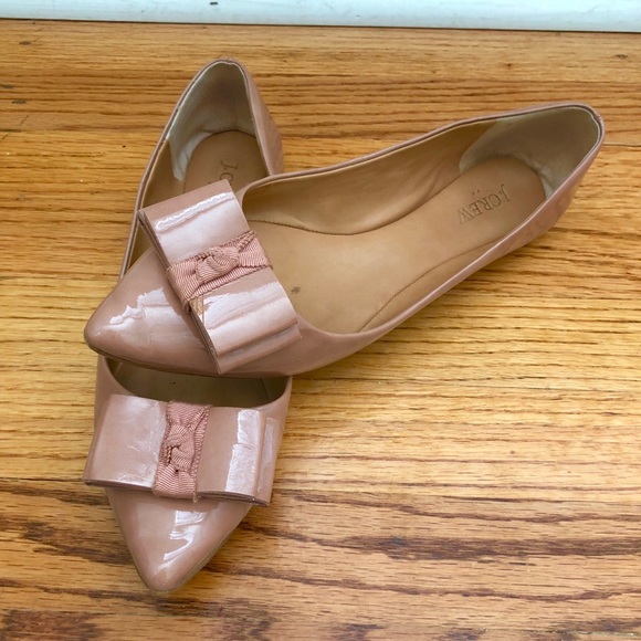 J.Crew Emery Bow Flats - 9 1/2 - Bronzed Clay - Picture 1 of 8