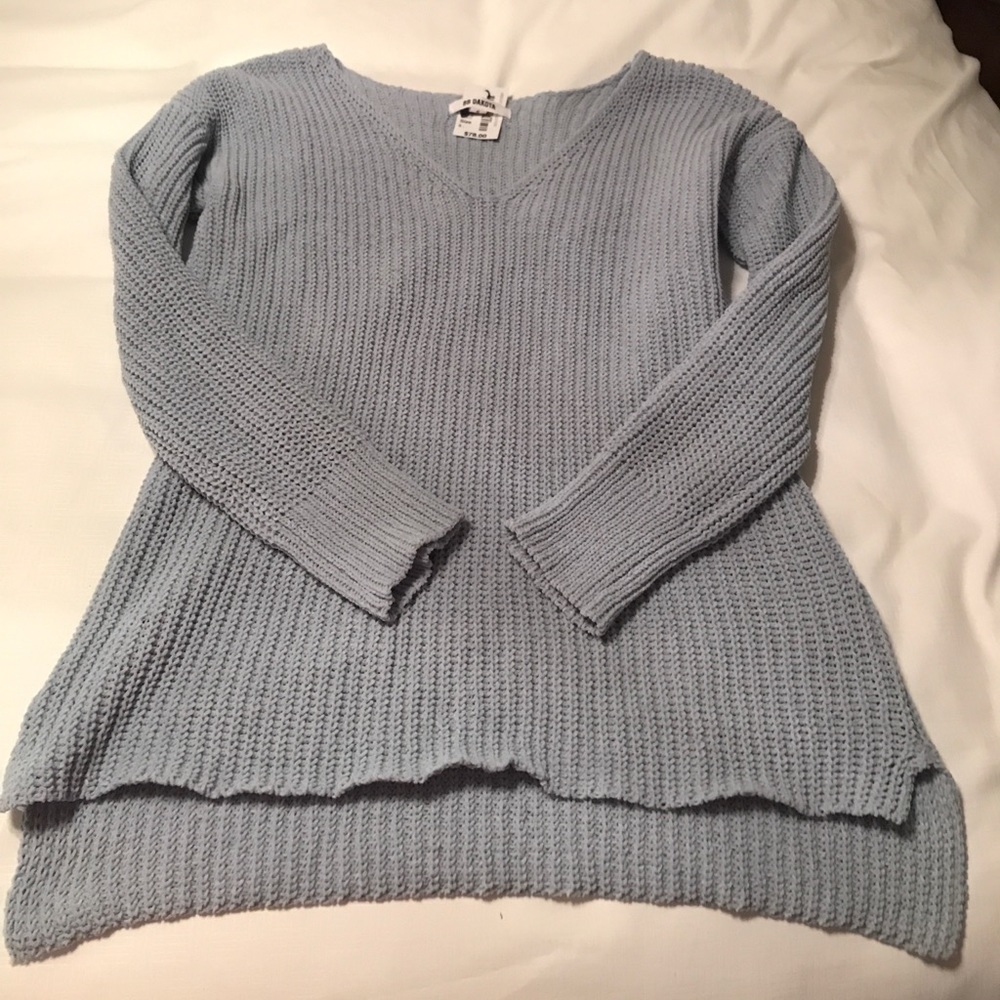 BB Dakota Chenille V-Neck Tunic Sweater