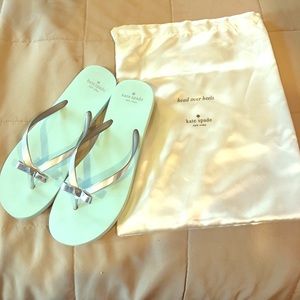 Kate Spade wedding flip flops