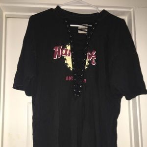 LF Lace up Hard Rock shirt