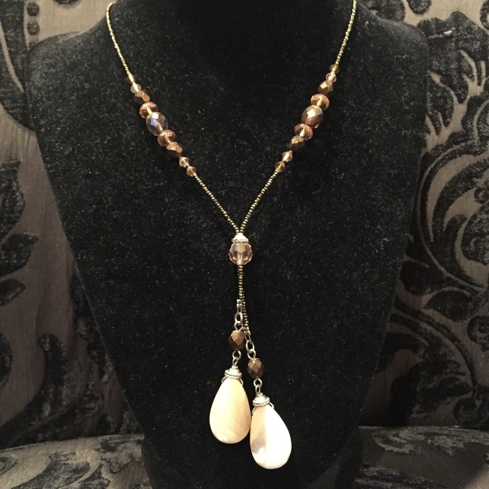 Adjustable beaded necklace