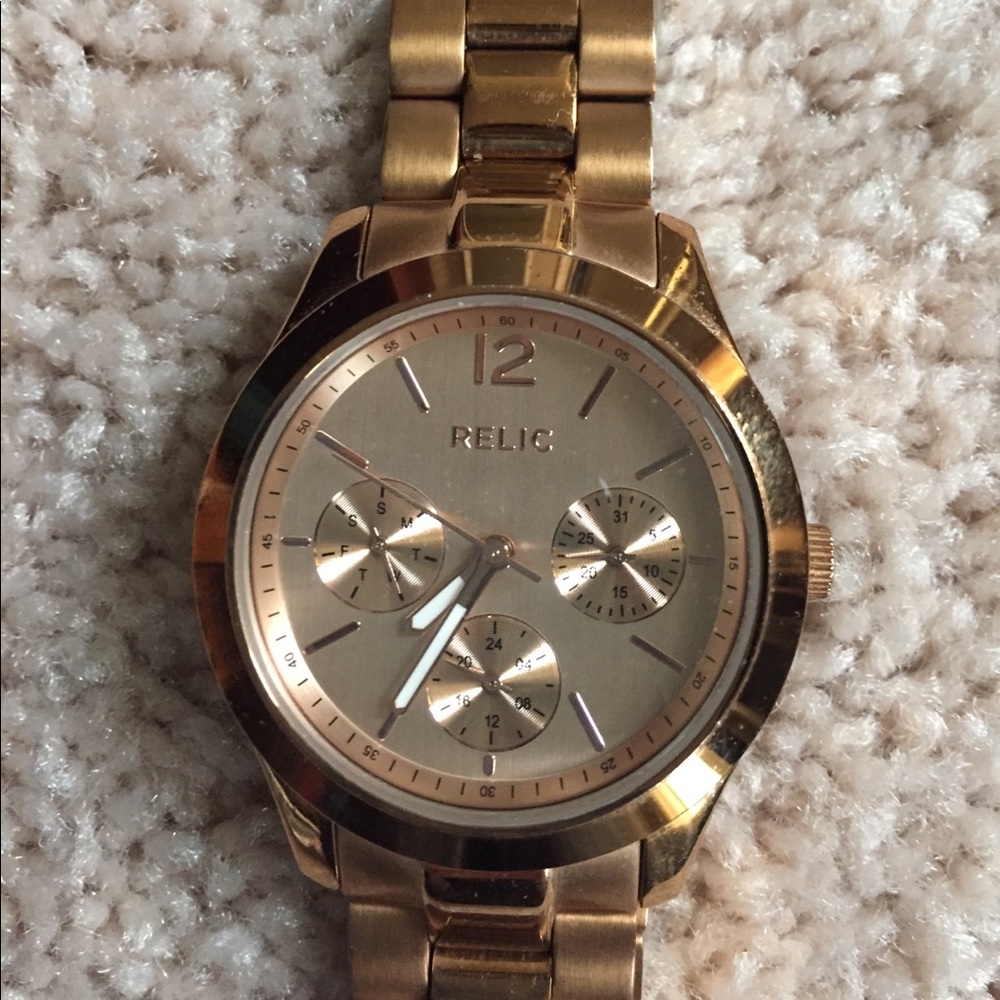 Rose Gold Relic Watch!