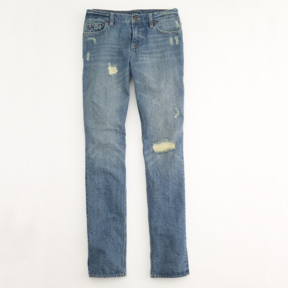 J. Crew Factory Destroyed Matchstick jean