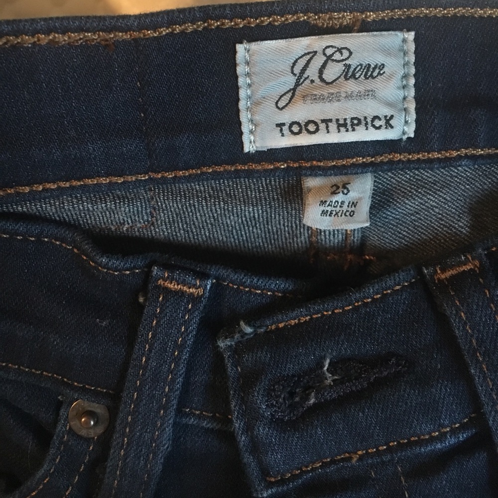 Jcrew toothpick jeans