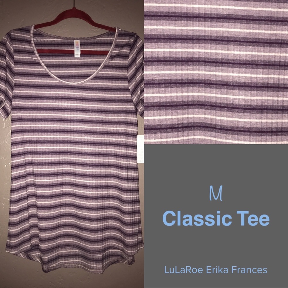 Medium purple rubbed classic t LuLaRoe