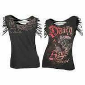 Custom ripped rocker shirt