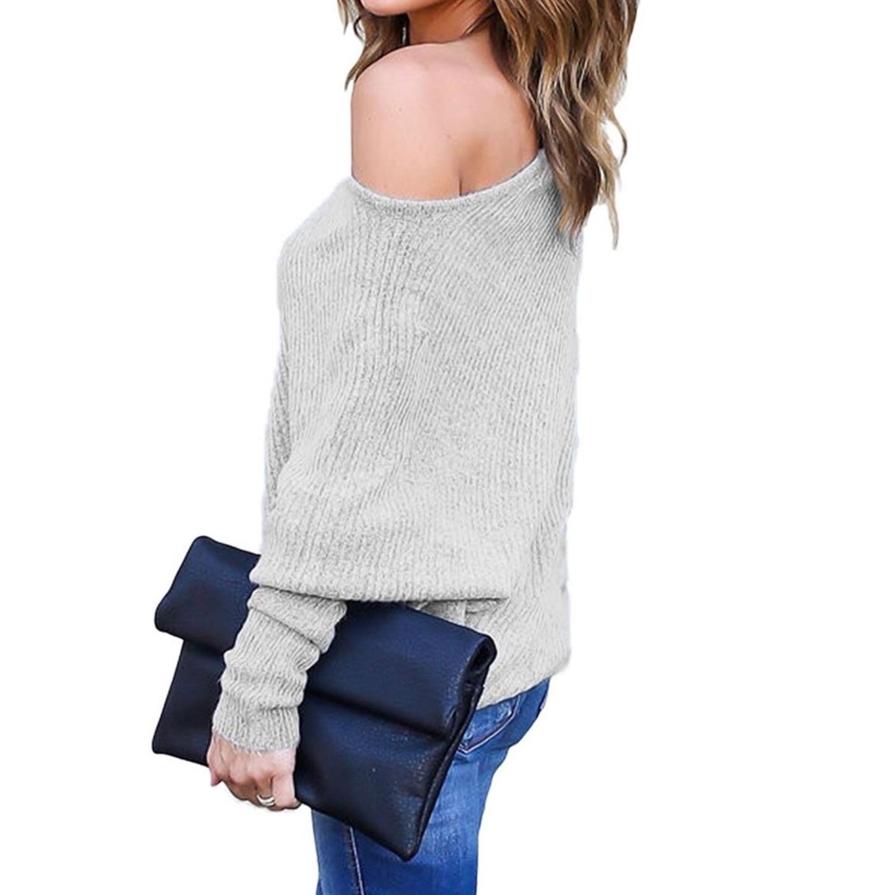 ✦NWT Off Shoulder Loose Pullover Top✦ - Picture 4 of 7
