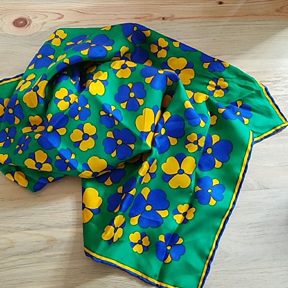 Vintage Italian Silk Scarf