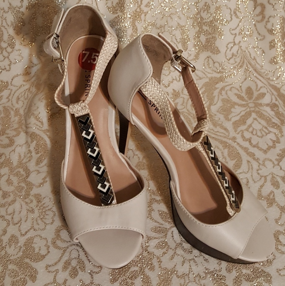 Call It Spring Cream Stilettos