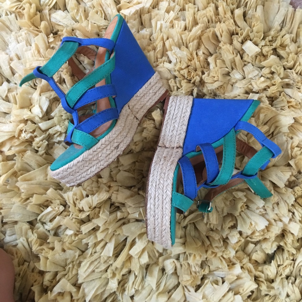 Zara wedge sandals.