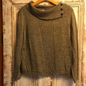 Petite Medium Christopher & Banks cowl neck