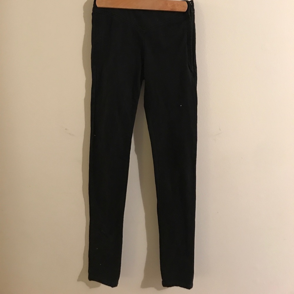 French Connection Skin Tight Black Skinny Jeans