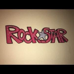 Rockstar room decoration!
