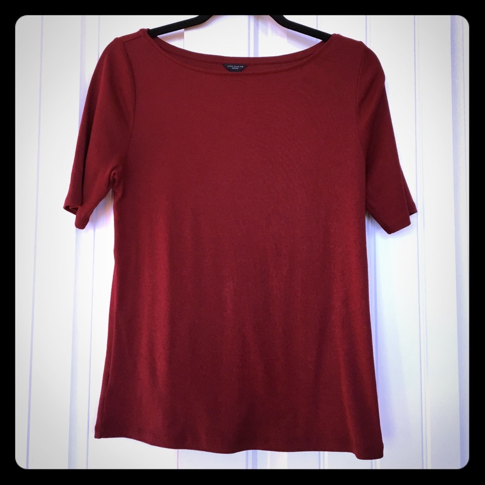 LOFT Ruby Red Blouse