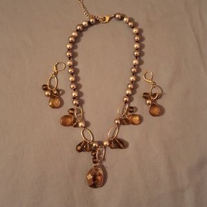 Beautiful Matching Necklace and Earrings