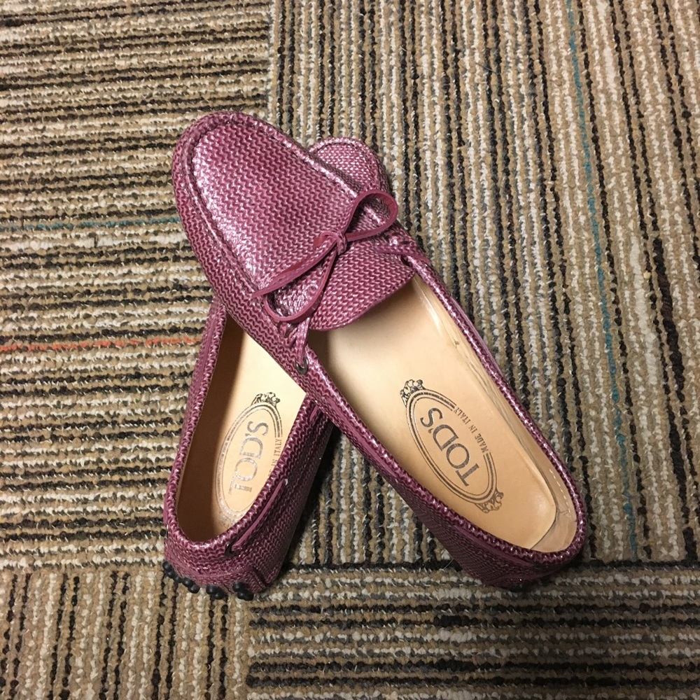 TOD'S glittery pink Sz6.5-7