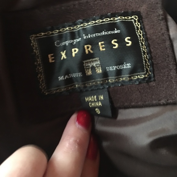 Vintage Express Brown Suede Car Coat w/thinsulate - Picture 7 of 8