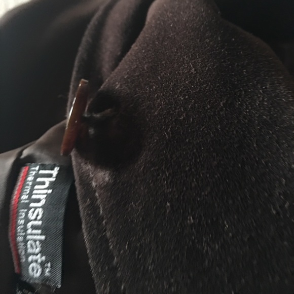 Vintage Express Brown Suede Car Coat w/thinsulate - Picture 8 of 8