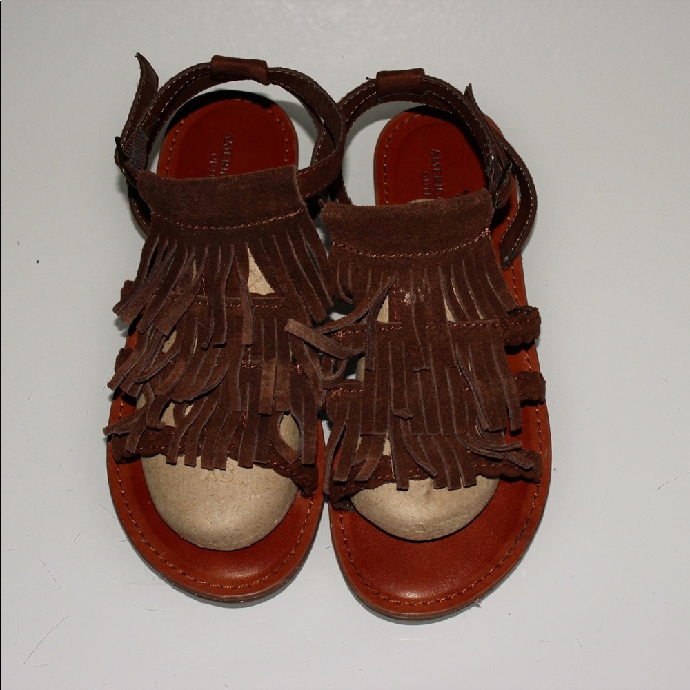 Fringe sandals