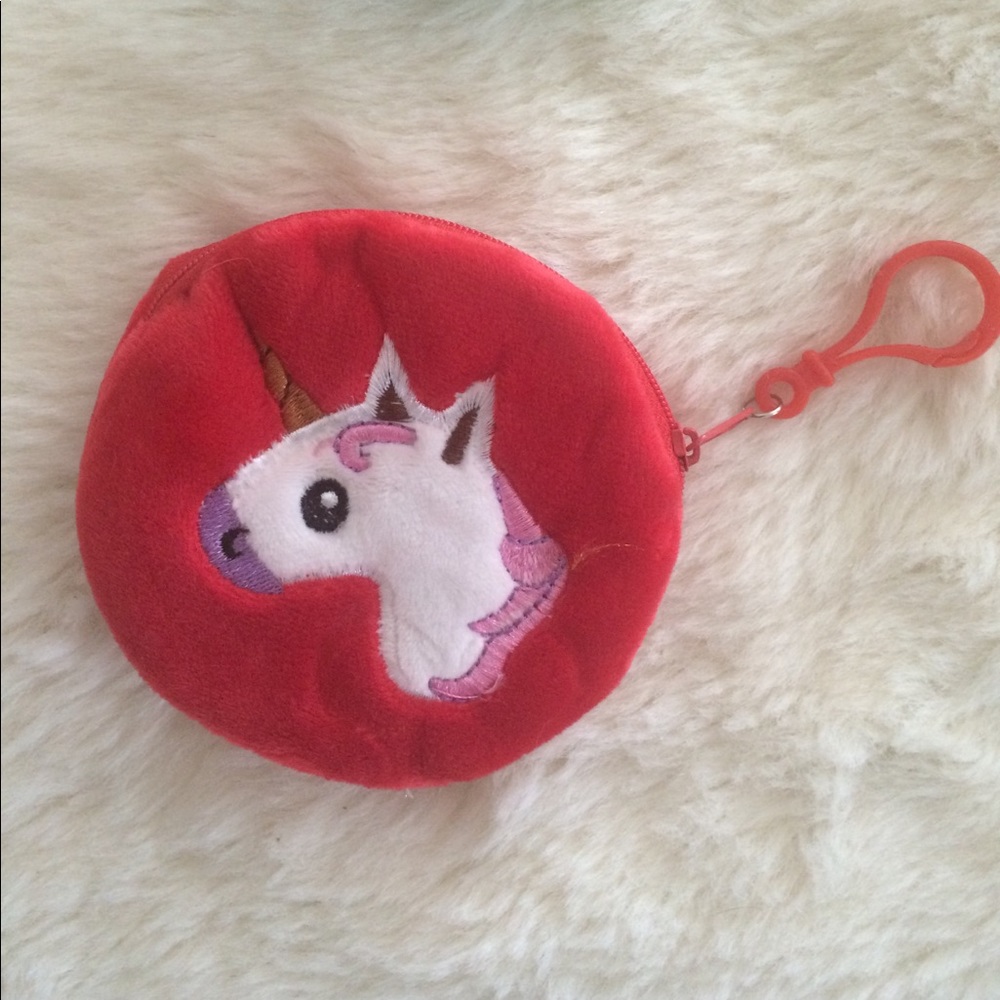 🦄Red unicorn coin purse🦄